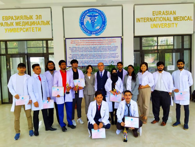 A round table among students of different courses was held at the Eurasian International Medical University