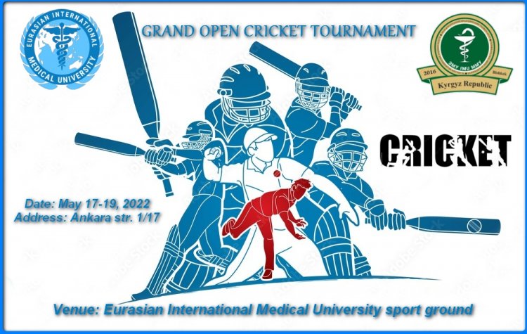 Grand CRICKET TOURNAMENT May 17-19, 2022