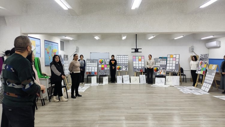 Прошла презентация работ первого курса направления "Дизайн"